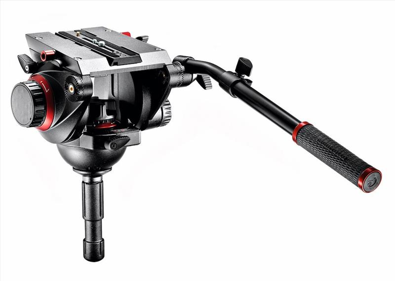 Manfrotto 509 Fluid Video Head with 100mm half bal